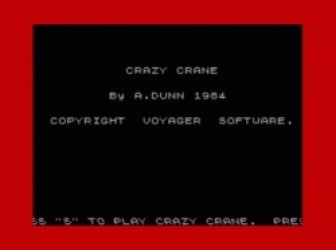Crazy Crane (1984)(Voyager Software) Rom